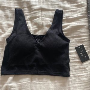 Black Knit Brami NWT